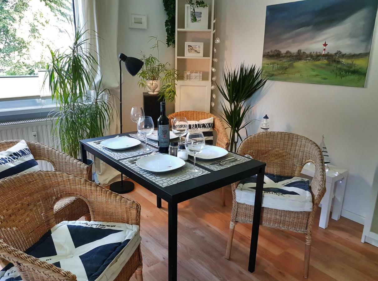 Charmante Ferienwohnung 3 Zimmer Kueche Bad zentrale Lage Hagen im Bremischen Exterior foto